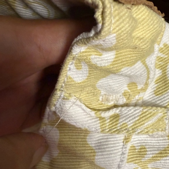 Holiday The Label High Waisted Print Denim Pants - Picture 12 of 14